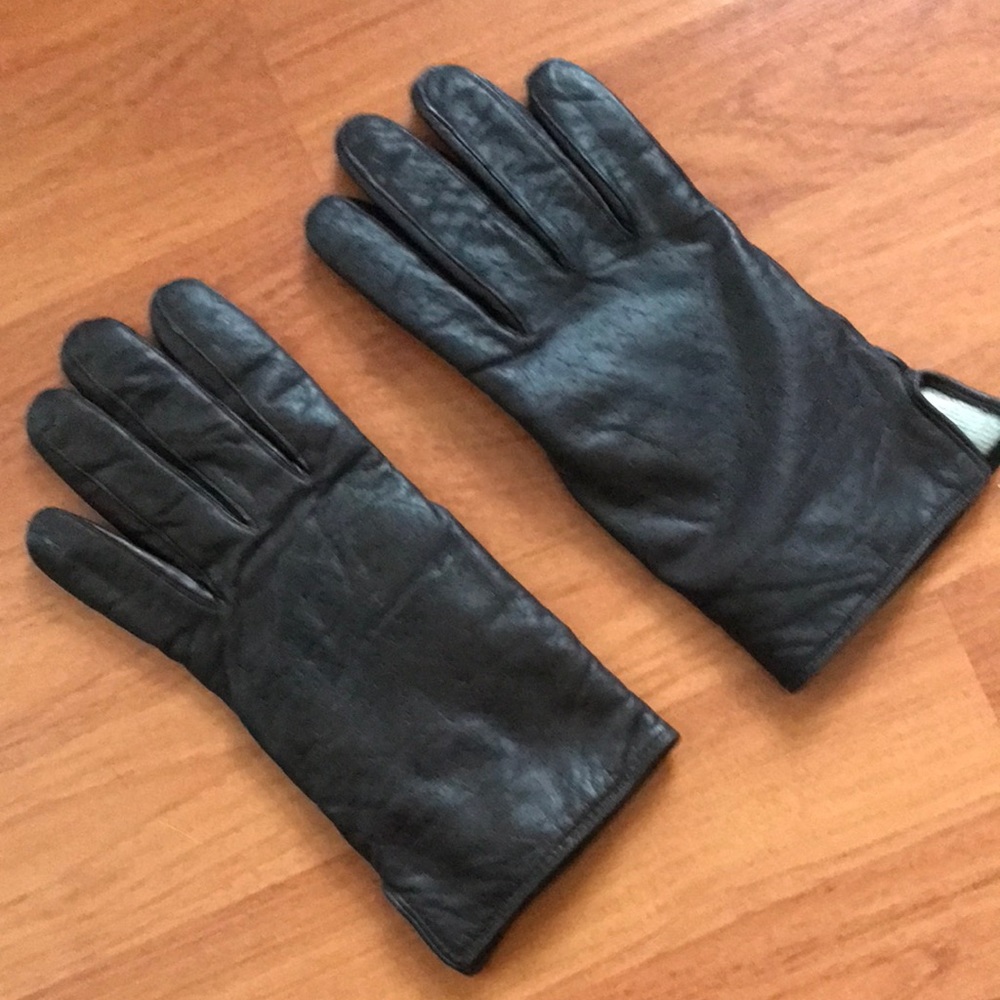 Brown Leather Gloves